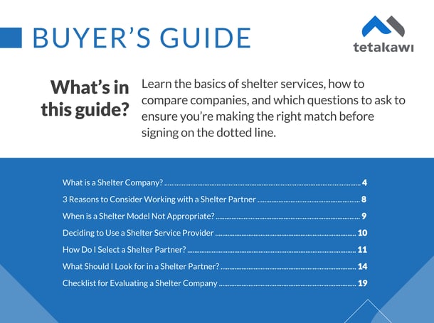 Ebook Contents: shelter services in mexico