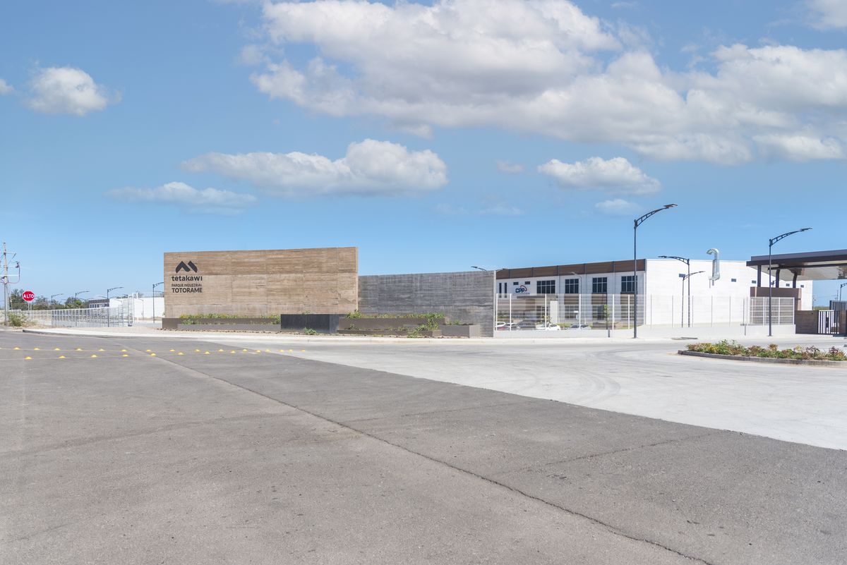 Entrance of Tetakawi’s Totorame industrial park campus in Mazatlán, Sinaloa